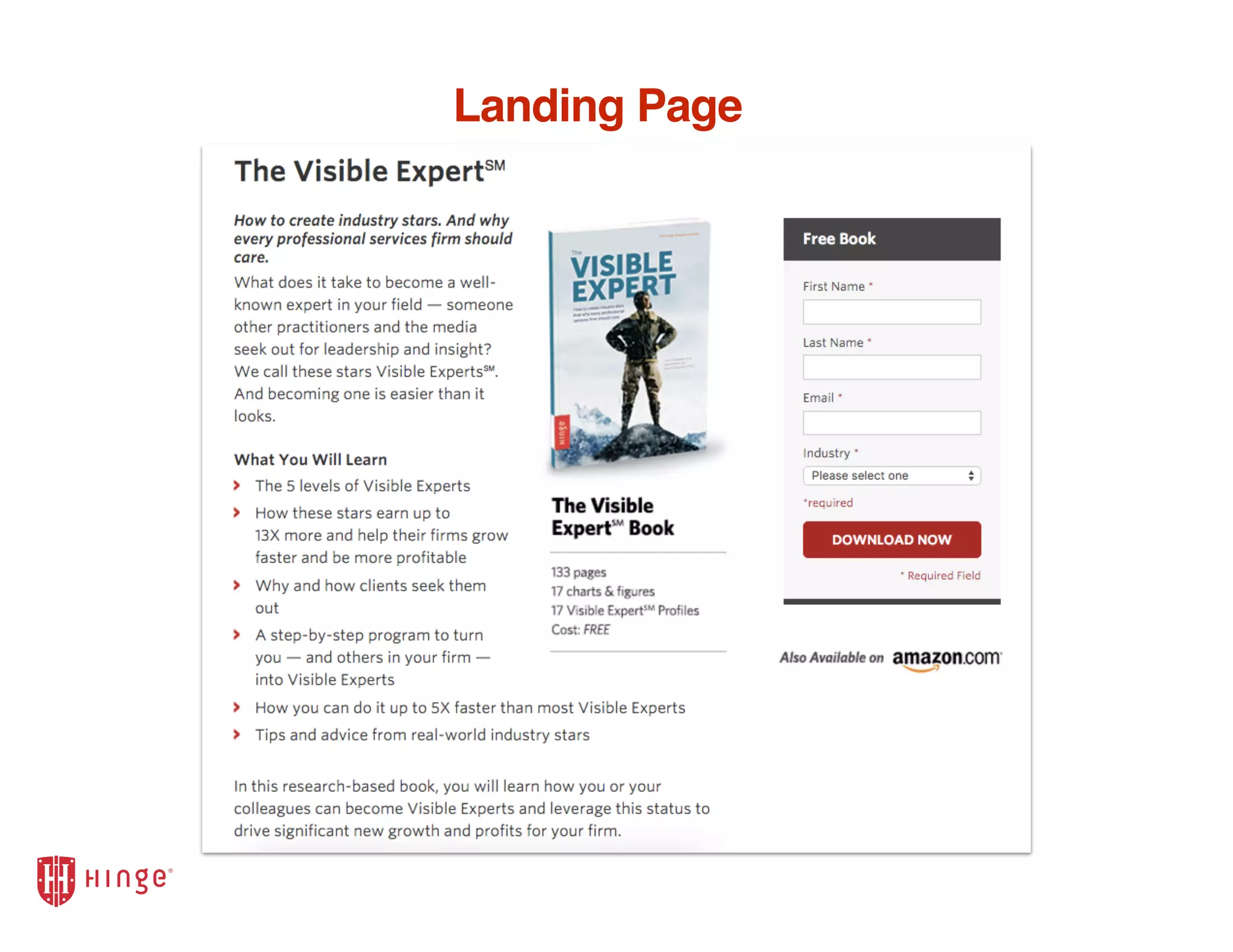 Landing Page
 