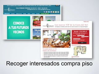 Recoger interesados compra piso
 