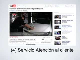 (4) Servicio Atención al cliente
 