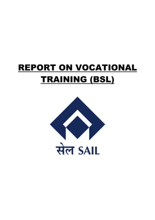 REPORT ON VOCATIONAL
TRAINING (BSL)
 