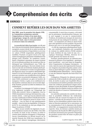 Delf B2 Exemple2 Candidat