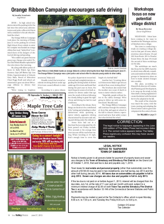 Valley Press Newspaper Article