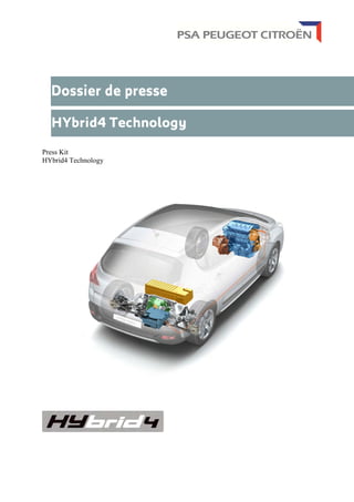 Press Kit
HYbrid4 Technology
 