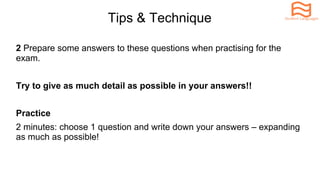 Part 1 Homework
Write some potential answers to the example questions in part 1.
Think of your own questions for Part 1 an...