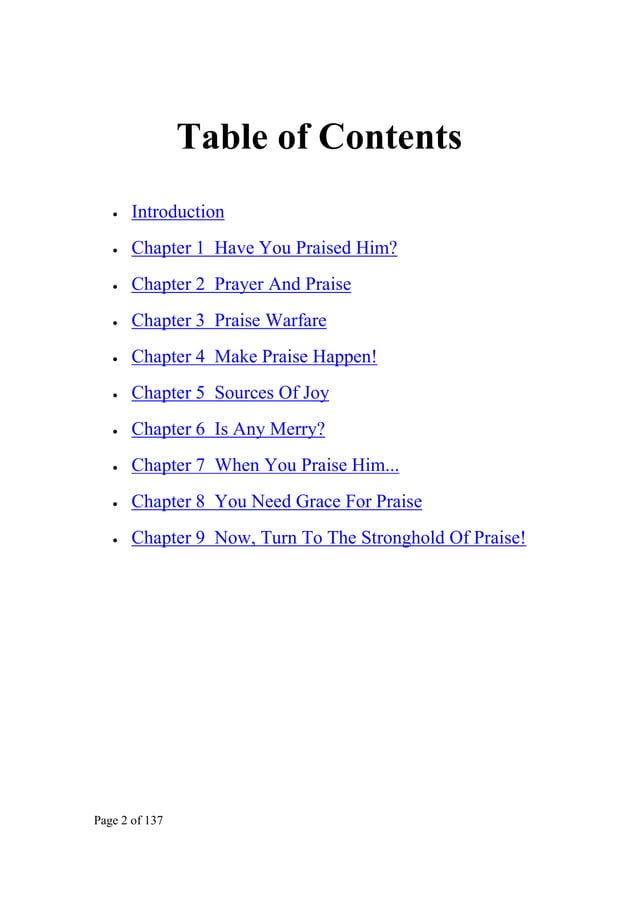 UNDERSTANDING THE POWER OF PRAISE pdf Understanding the power of praise pdf
