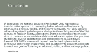 B2 NEP 2020 Eco.pptx New Education Policy | PPTX