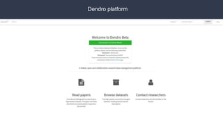 Dendro platform
 