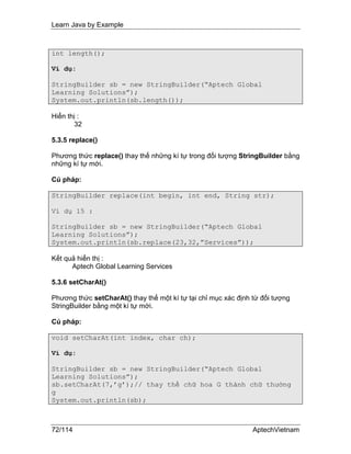 Lập Trình Hướng Đối Tượng trong Java ( Vietnamese ) | PDF