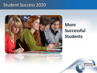 Student Success 2020



                       More
                       Successful
                       Students
 