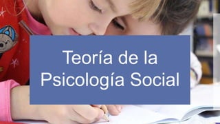 Teoría de la
Psicología Social
 