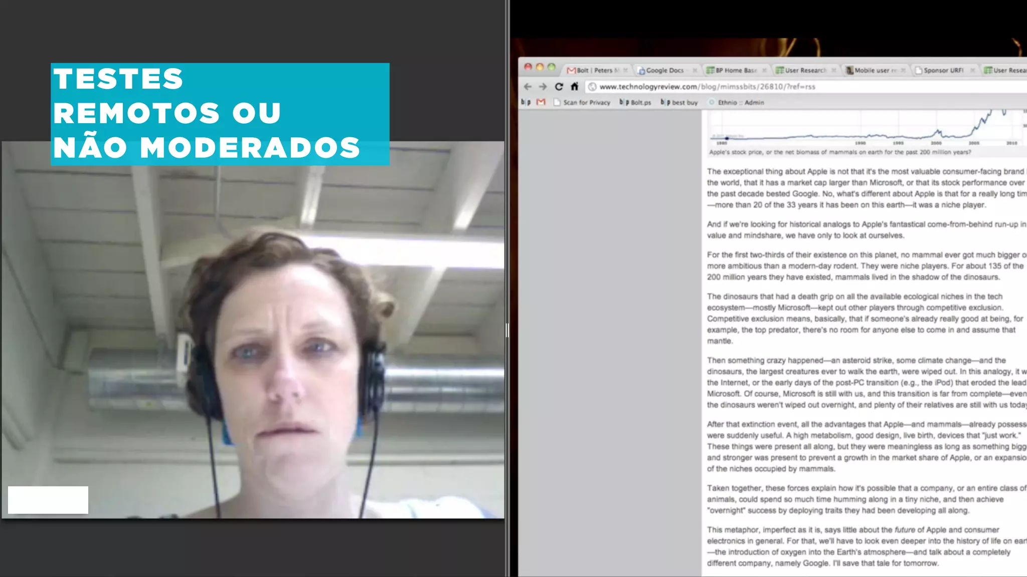 TESTES
REMOTOS OU
NÃO MODERADOS
 