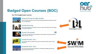 Badged Open Courses (BOC)
 