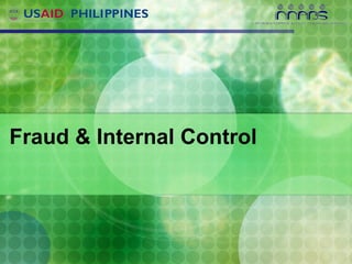 Fraud & Internal Control 