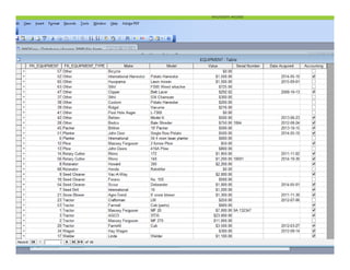 Example of List Reporting
 