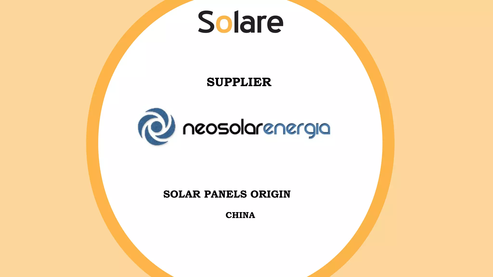 SUPPLIER
SOLAR PANELS ORIGIN
CHINA
 