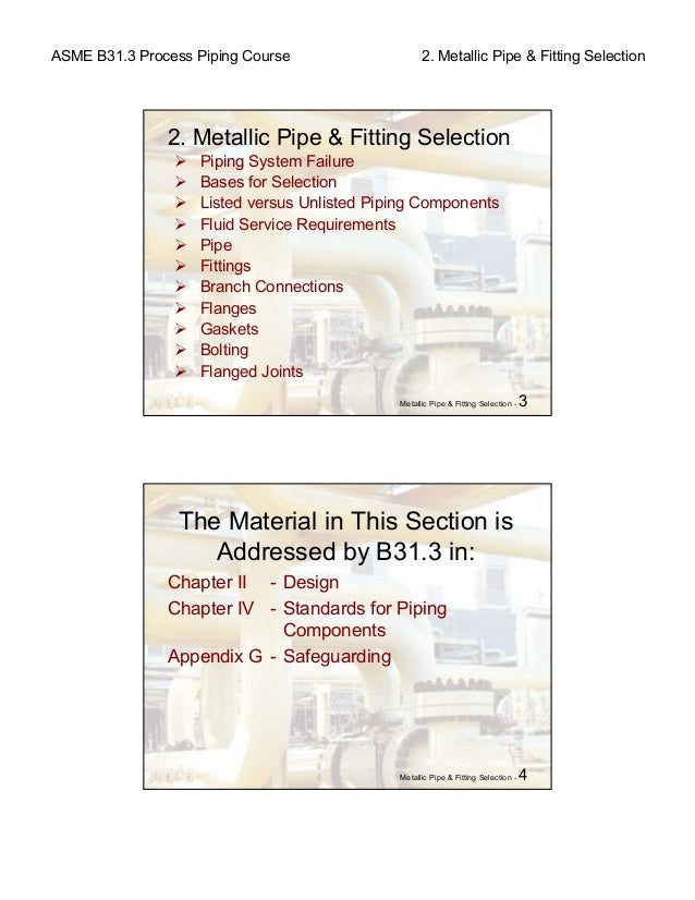 b31.3 test pressure 02 course B31.3 process & pipe fitting metallic piping b31.3 test pressure 02 course B31.3 process & pipe fitting metallic piping