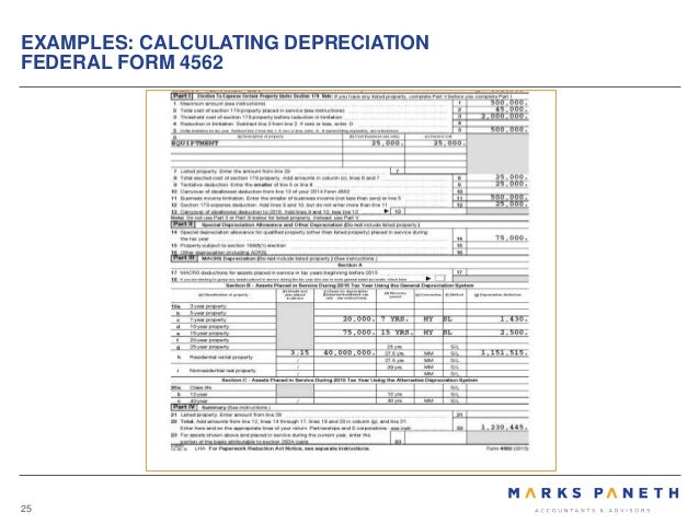 for 2017 4562 form Refresher Depreciation 2017 for 2017 4562 form Refresher Depreciation 2017