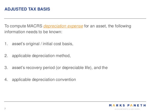 depreciation refresher 2017 calculate macrs depreciation