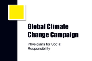 Climate Change and Human Health Slide Presentation and Advocacy Kit | PPT
