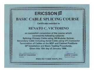 Certificate-Ericsson