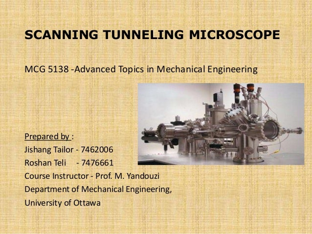 stm ppt microscopic powerpoint