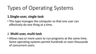 Operating Systems | PPTX