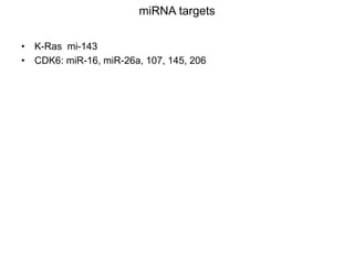 paper review of "modulation of microRNA processing by p53" | PPTX