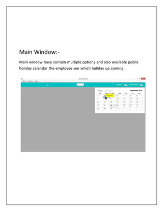 Leave Management System Documentation | DOCX