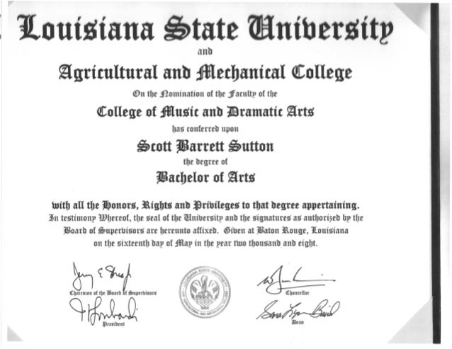 Lsu Project Management Certification Diploma LSU