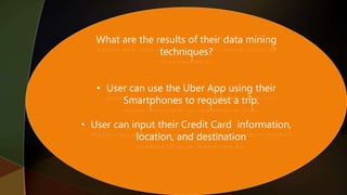 UBER Data Mining | PPTX
