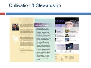 Cultivation & Stewardship
 