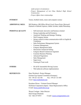 Curriculum Vitae | PDF