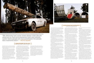 164 165
Sometimes all it takes is one idea, at precisely the
right time, to launch a series of events that catapult
a business to previously undreamt success. Mervin
called this idea “Banana.”
	After years of mashing wild concepts together,
Mervin introduced what, in 2006, was possibly one
of the strangest-looking snowboards the industry
had seen in years. Rocker between the bindings,
flat-to-mild cambers running from the inserts to
the traditional contacts, Banana technology looked
nothing short of a gimmick, a wavy board no one had
necessarily been asking for. Add to that the serrated
edges Mervin was now calling “Magne-Traction,”
and you had a creation more suited to Pee Wee’s
Playhouse than a snowboard rack.
	 ButifOlsonandSaariknewonething,it’sthat
Banana worked.Itworkedreally well.Alltheyneeded
wastogetitunderthefeetofsnowboarders,andthe
restwouldtakecareofitself. 	
	 “In 2008, right around the time pretty much the
whole world—unless you were India or Brazil or
China—went into an economic tailspin, I almost felt
guilty because, for us, the opposite happened,” Olson
says. “People would ask, ‘How’s the business doing?’
I almost felt like saying, ‘Yeah, we’re struggling,’
because everyone was struggling. But the opposite
happened for us.That’s when we struck gold with
Banana and Magne-Traction.
	 “All of sudden, we hit massive growth,” he contin-
ues. “When everyone was downsizing, we were add-
ing new buildings as fast as we could out here. We
couldn’t get any more building permits, so we were
going to our neighbours, asking, ‘Hey, can you build us
a new building?’ As of last count, I think we have 17 or
19 buildings we’re in now.”
	It was time to quickly re-evaluate the business,
and according to Saari, with growth came a certain
amount of pain. “You have new hires, you have
to train people. Suddenly, all these systems that
worked well when you had five guys don’t work well
when there are 20 guys, and those don’t work well
now when you have 50.
	 “You just have to grow, and usually that comes
with pain. You’ve got to re-evaluate yourself,
whether you like it or not, and re-evaluate your
processes and just be more on it,” he says. “I think in
any industry, or for any rider—if a rider gets big all
of a sudden, they’ve got more people asking for
them, they’re suddenly in demand more than they
can deal with and they get headaches. But those
can be good headaches if you can step back from
them and re-evaluate.”
It’s 2012, and Mervin has seen sustainable growth
year over year for the past eight.What now? Bugger
off to aTahitian island and celebrate over a few
hundred banana daiquiris? Not quite.
	Coasting isn’t a word in the Mervin vocabulary.
Instead, Olson hunkered down to finally realize his
lifelong dream of introducing a domestically made,
ecologically responsible surfboard to a market
steeped in traditional shaping methods.This was the
year of theWaterboard.
	 “Surfboards have been probably my biggest
obsession from Day 1,” says Olson. “I used to go to
the local library with my brother, and we’d get these
old surf books from the ’60s, and I became obsessed
with wanting to surf.
	 “I was already building my own skateboards, and
I’d started experimenting with these crude early
snowboards in shop class, but I really wanted to build
my own surfboard. But at that time in the Northwest,
nobody even realized you could surf. It wasn’t a
concept,” he says.
	 “I’d asked my dad about the waves. He just
looked at me and went, ‘Yeah, there’s waves. I think
we have some of the biggest waves in the world.’
And I asked, ‘Why can’t you surf our coast?’ And he
says, ‘I’m sure you can.’”
	It was hard to get a surfboard in the Northwest
in the’70s, so out of neccesity Olson set out to make
his own.While the idea to mass-produce boards was
decades off, the seed was planted.
	 “What we’re doing now is nothing like anything
else that’s ever been done with a surfboard,” he
says. “A lot of what we’re doing could not have been
done even two years ago. A lot of these materials,
these processes, didn’t exist yet. I’ve had to wait
for certain pieces to fall into place in the indus-
trial world. And now we have them, and it all came
together. And it’s still evolving,” he continues. “There
are materials that I’m evolving into that still don’t
exist, that I will have in two years that I don’t have
now,” says Olson, who is decisively tight-lipped about
the details, even refusing to allow Mervin’s sales
reps a tour of the surf factory.
	 “So far, it’s going incredibly well,” he says. “Our
biggest problem is that we have more sales than we
know what to do with. We didn’t know that was going
to happen when we entered the market. I thought
a few retail shops would just order a few boards to
see how they’d go, but a lot of shops ordered 20, 30
boards.We even had a shop order 70 boards as their
first order,” he says. “So we instantly got caught with
our pants down.”
	According to Olson, unlike the skate market,
in which LibTech had seen some success but also
received a lot of resistance in the Orange County
and San Diego territories, the surfboards have been
well-received in the heart of the industry.
	 “The industry really is based in So Cal, and that
was our hardest market to crack with skate.
Because you have all the brands headquartered
there, and doing everything they can to not let you
succeed in their market,” he says. “And of course, in
surf, to some extent, we’re probably going to face a
little of that, but it’s a little different than the skate
market.To be honest, it’s a kinder, gentler industry
than the skate industry.
	 “So far, the feedback we’ve gotten from almost
all the industry heavies, they’ve given us a big kudos,”
he says. “They love that we make it ourselves, that
we’re not offshoring it, and that we really are making
a change. How can you say anything bad about it, re-
ally? It’s more environmental, we make it ourselves,
and they surf great, they really do.That’s the bottom
line—they just feel really good.”
	While crafting surfboards wasn’t a new thing for
Olson or Saari, it wasn’t as intuitive an addition to
the Mervin arsenal as Narrow Ass Snowboards, or as
most people call them, skis.
	 “The first experimental skis we made right when
Salomon was getting big in the early ’90s,” Olson
explains. “They entered the ski market, and they
claimed it took something like six years and $6
million to build their first ski, and it was going to
revolutionize the ski industry. And it did.”
	 “So we set out to make a ski equivalent to theirs,
and claim that we can do it in one weekend for under
a thousand dollars. And we did,” he says. “We made
a couple dozen of them that year, for trophies at
Mount Baker.
	 “We kind of sat on that for a few years,” he
continues. “And then, just recently, with all our good
buddies who ski bugging us, we went, ‘You know
what? Let’s make some narrow-ass snowboards.’
	 “We sold them as individuals,” he adds. “Some
people bought them over the Internet and were
real surprised when only one showed up.”
	It was only logical for Mervin to apply Magne-
Traction to the skis.Whether the technology will
see the success in the ski world as it has in
snowboarding is yet to be seen.
	 “I think the ski industry doesn’t really understand
or know about that yet,” Olson says. “We haven’t
really marketed it that hard. But I think there’s still
a little revolution to be had in skis.”
	Saari agrees. “I think we have something to offer
skiing with Magne-Traction,” he says. “There’s no
other ski company that offers serrated edges, and
I think there’s a place for that in the ski world. I
think some day, someone’s going to win aWorld Cup
race on a ski with serrated edges, and I’m kind of
waiting for that day.”
	 But the real motivation behind branching out
into the ski world is, in typical Mervin fashion, less
about diversifying the company or quarterly sales
reports, and more to do with something a little
more down-to-earth.
	 “We got into skiing ’cause we’ve got friends at
Mount Baker who ski,” says Saari. “And we always
promised them we’d build them skis. It took us, like,
10 years, but we finally got around to doing it.
	 “Plus, it was one of our childhood dreams to make
skis. It felt like a dream I wanted 20 years ago. But
when we finally arrived at it, it felt like I didn’t really
want it anymore. But it’s still fun to make them. I look
at the ski and flex them and theorize about them.
And seeing people’s faces light up, like our buddy’s,
Tory Bland, when we get to make him skis. It’s the
same joy you get when you make someone a nice
snowboard.That’s part of it, I guess,” he says, seem-
ingly oblivious to the scope of the brand he’s helped
create. “Mostly, it’s just to please our friends.”
“We definitely had some times where it felt like we
were out on that environmental limb and nobody
cared. Some people did, but sometimes the people
who mattered didn’t.” —Pete Saari
BANANAS AND MAGNE-TRACTION, OH MY!
WHENTHINGS GO SO RIGHT, YOUWANTTO LIE ABOUTIT
DIVERSIFICATION INTO (NOT SO) NEW MARKETS
THE SWEETIRONYOF DREAMS REALIZED
This is the first thing a visitor sees upon arriving at Mervin.
 