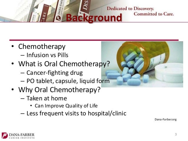 Oral Chemotherapy Adherence