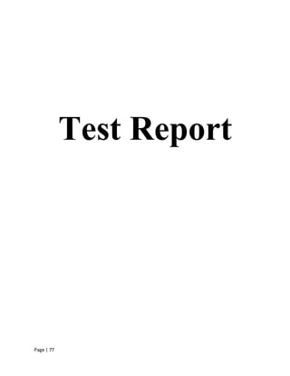 Page | 77
Test Report
 