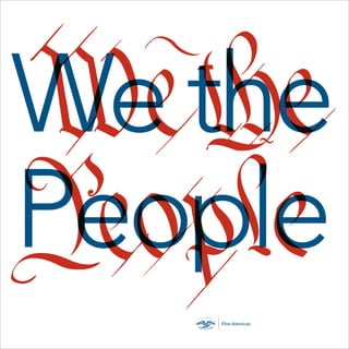We the
People
 