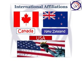 New Zealand
International Affiliations
Canada
USA
 