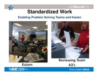 AME - Leaders Standardized Work Training | PDF