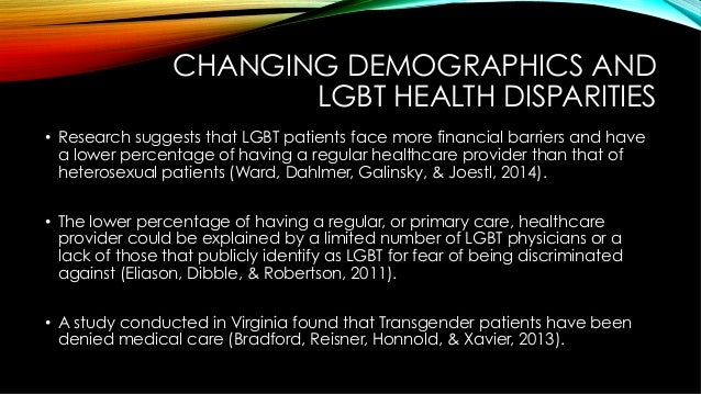 lgbt health disparities