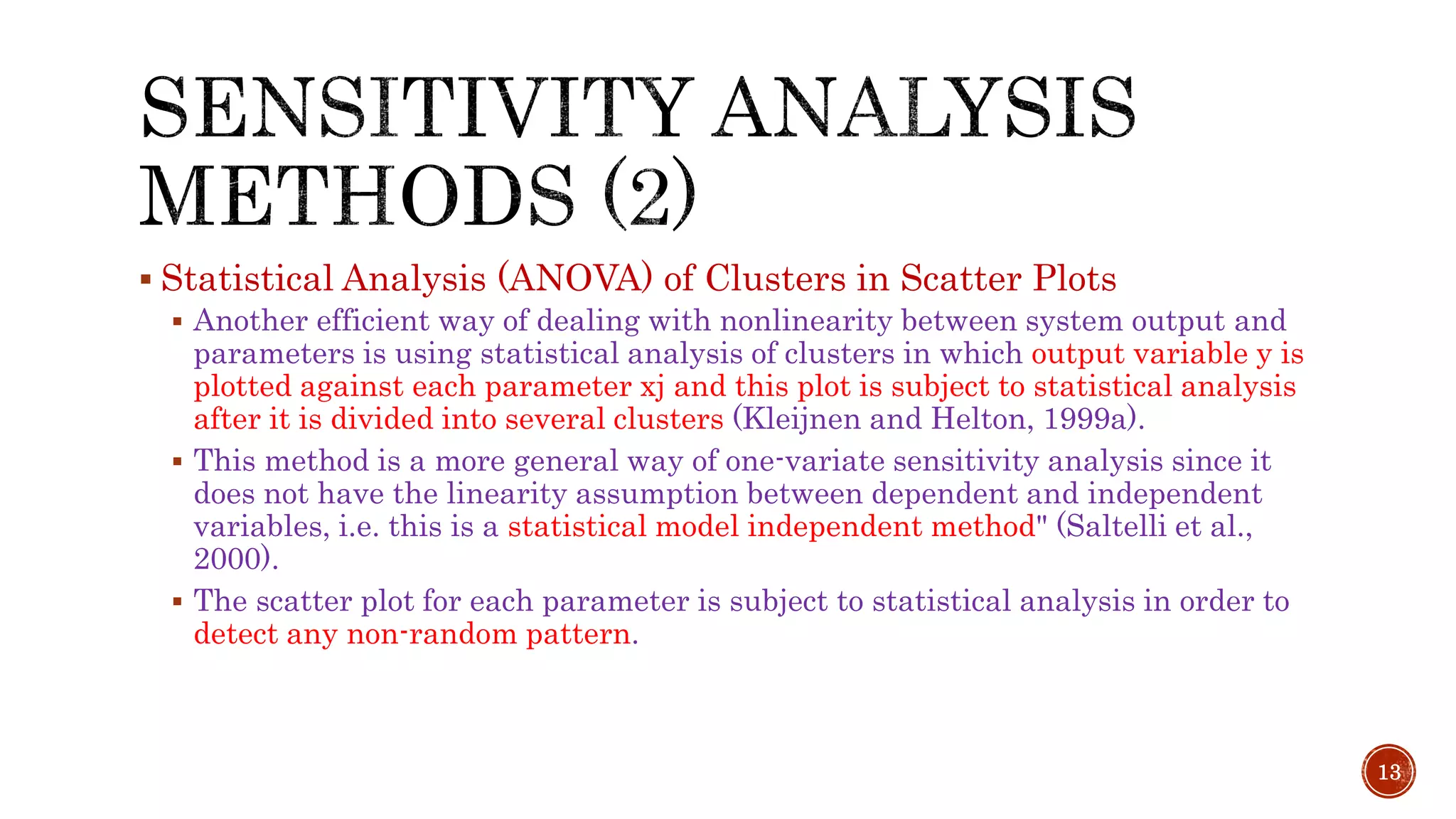 Sensitivity Analysis | PPTX
