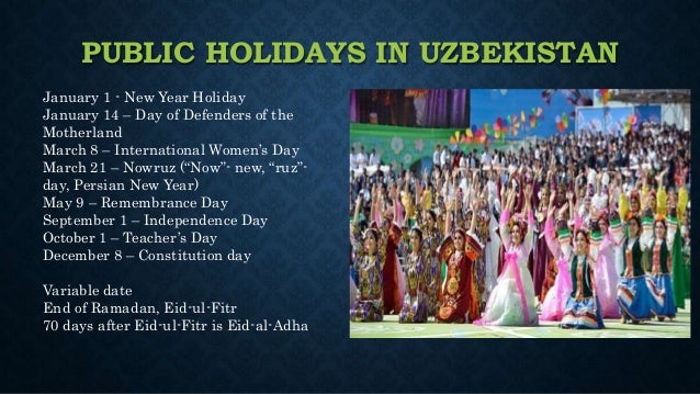 Welcome to Uzbekistan