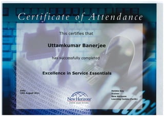 excellence in service essentials