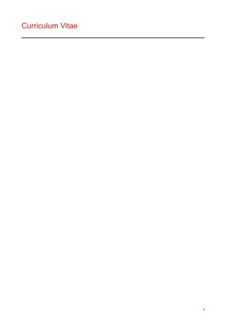 Curriculum Vitae
5
 