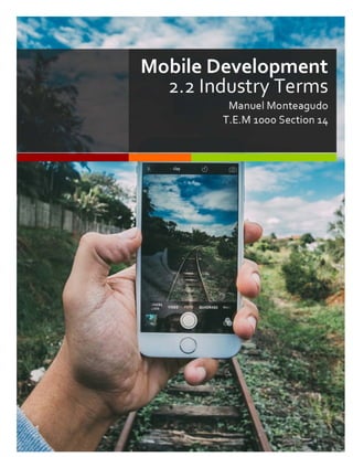 Mobile Development Industry Terms