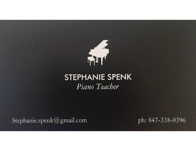 business card piano lessons piano business card