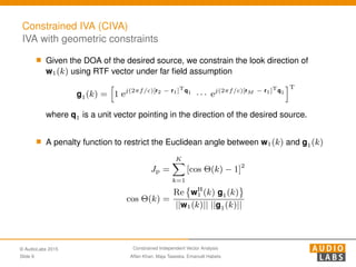 Geometrically Constrained Independent Vector Analysis | PDF