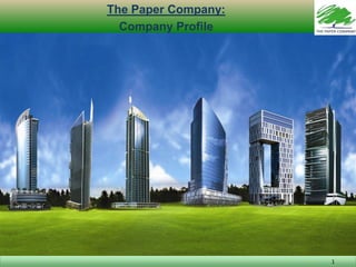 The Paper Company:
Company Profile
1
 