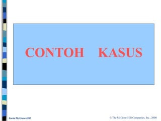 © The McGraw-Hill Companies, Inc., 2000
Irwin/McGraw-Hill
CONTOH KASUS
 