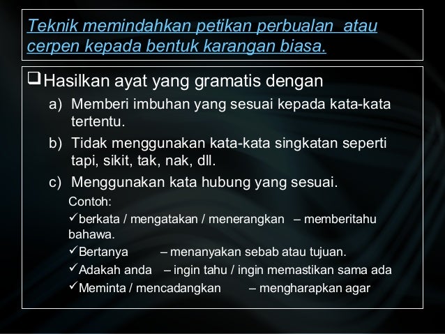 B3 sintaksis (menukarkan ayat)