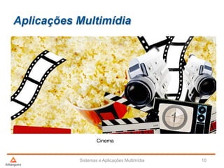 Aplicações Multimídia
Sistemas e Aplicações Multimídia 10
Cinema
 